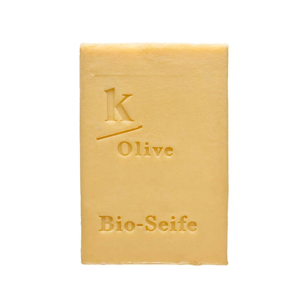 Nachhaltige vegane Bio-Olivenöl-Seife für Haut und Haare